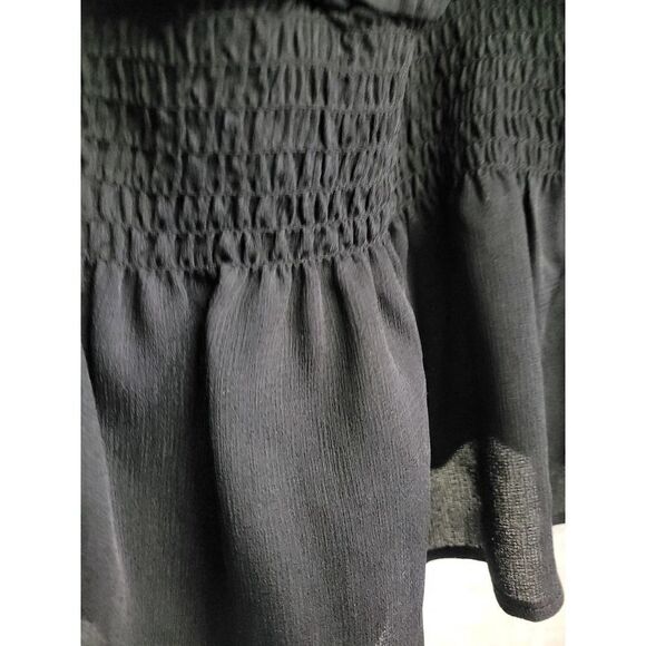 Women's size small v-neck sleeveless blouse top blue Chelsea 28 cinch waist - Picture 12 of 13